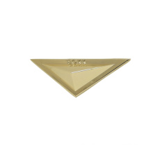 Bags Accessories 3D Triangle Shape Metal Plate